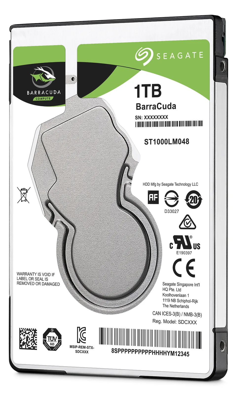 Seagate Guardian BarraCuda ST1000LM048 - Festplatte - 1 TB - intern - 2.5 (6.4 cm), Ansicht 4