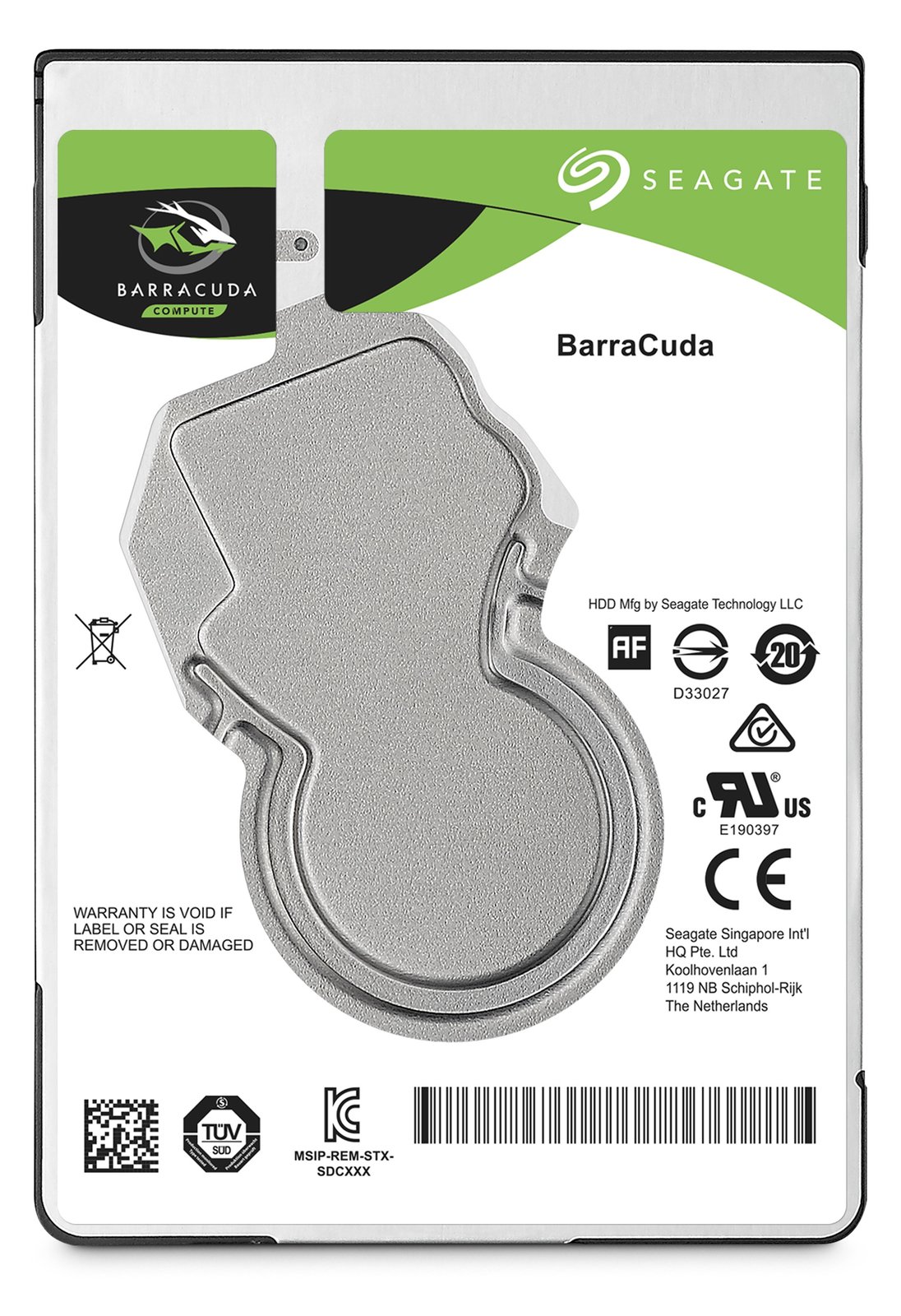 Seagate Guardian BarraCuda ST4000LM024 - Festplatte - 4 TB - intern - 2.5 (6.4 cm)