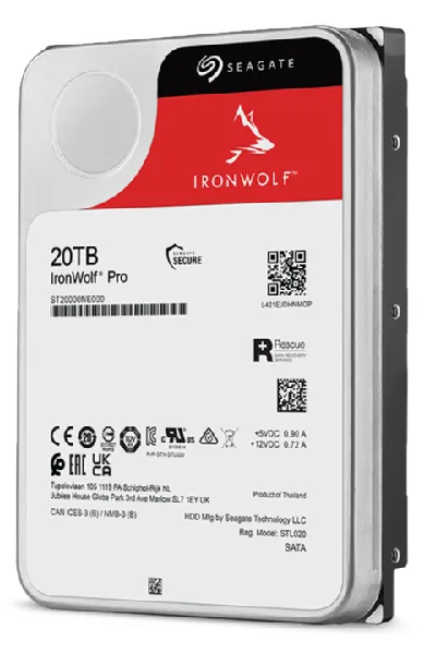Seagate IronWolf Pro ST20000NT001 - Festplatte - 20 TB - intern - 3.5 (8.9 cm), Ansicht 6