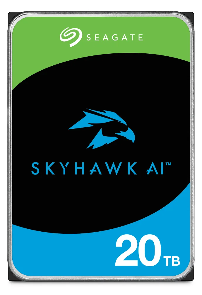 Seagate SkyHawk AI ST20000VE004 - Festplatte - 20 TB - intern - 3.5 (8.9 cm), Ansicht 3