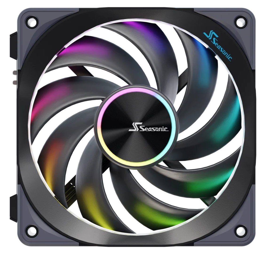 Seasonic Lüfter MagFlow 1225PWM ARGB 120*120*120 1-Fan Kit von LumaTech