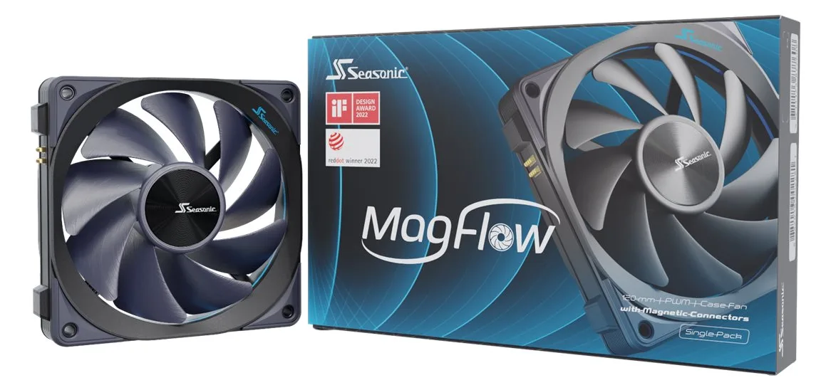 Seasonic MagFlow 1225 PWM - Gehäuselüfter - 120, Ansicht 3