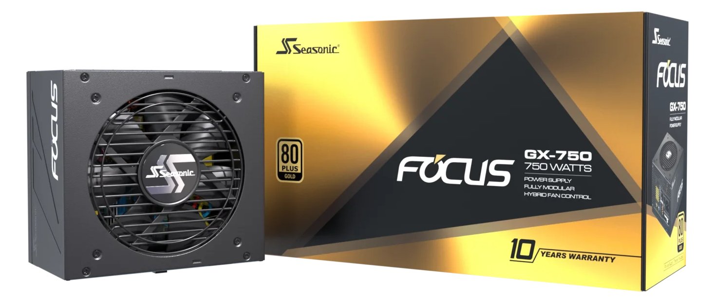 Seasonic Netzteil 750W Focus-GX-750 ATX3 Modular Gold von LumaTech
