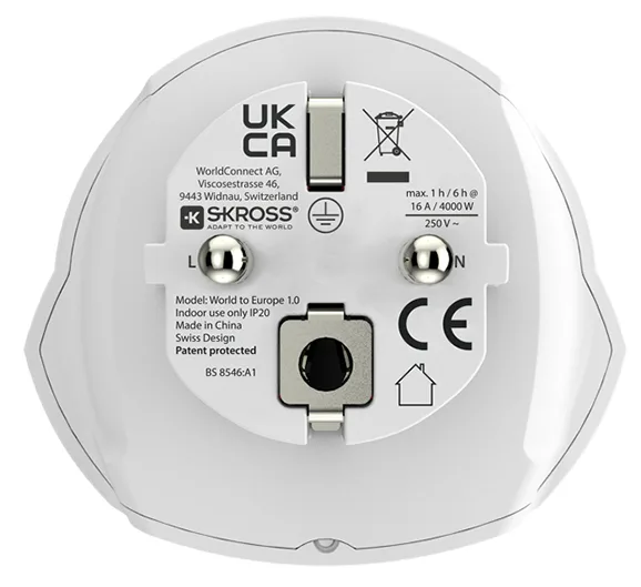 SKROSS Länderstecker World to Europe, Ansicht 4
