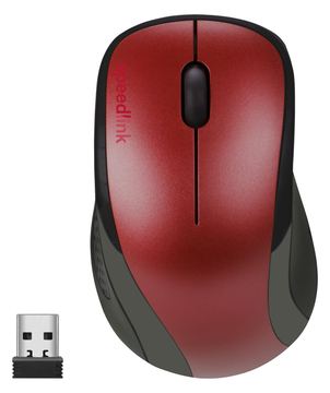 SPEEDLINK Kappa - rechts - Optisch - RF Wireless - 1600 DPI - Schwarz - Rot von LumaTech