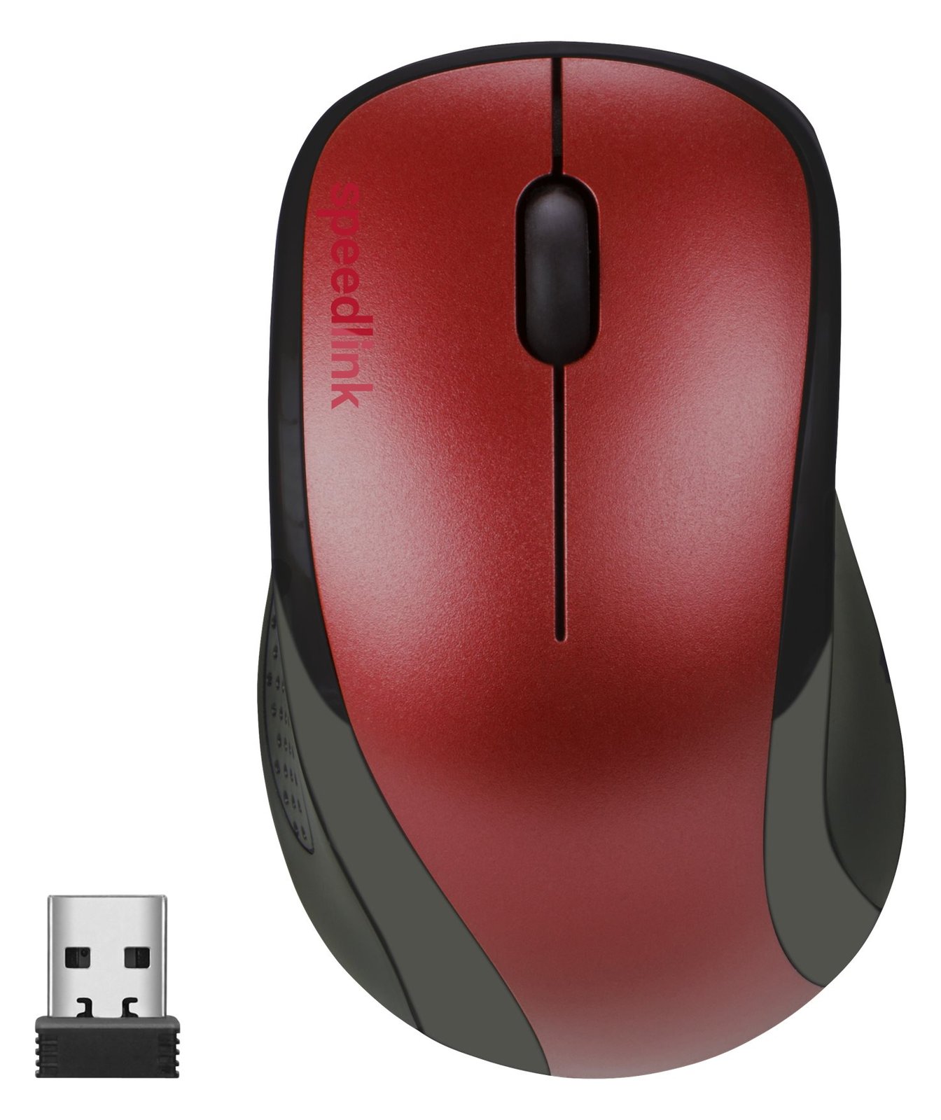 SPEEDLINK Kappa - rechts - Optisch - RF Wireless - 1600 DPI - Schwarz - Rot