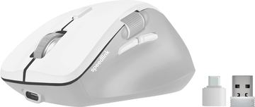 SPEEDLINK Maus LIBERA rechargable wirel. & BT silent wh retail von LumaTech