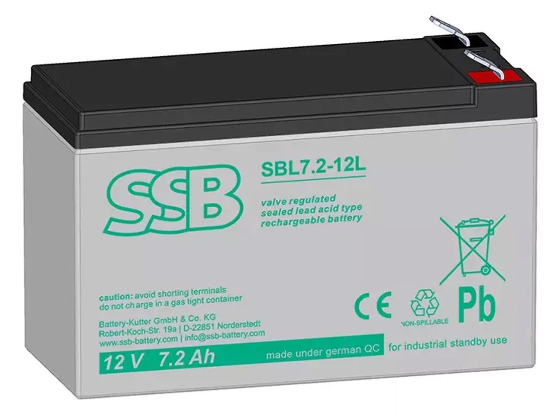 SSB-Electronic Spezial Batterie für USV 12V/7Ah