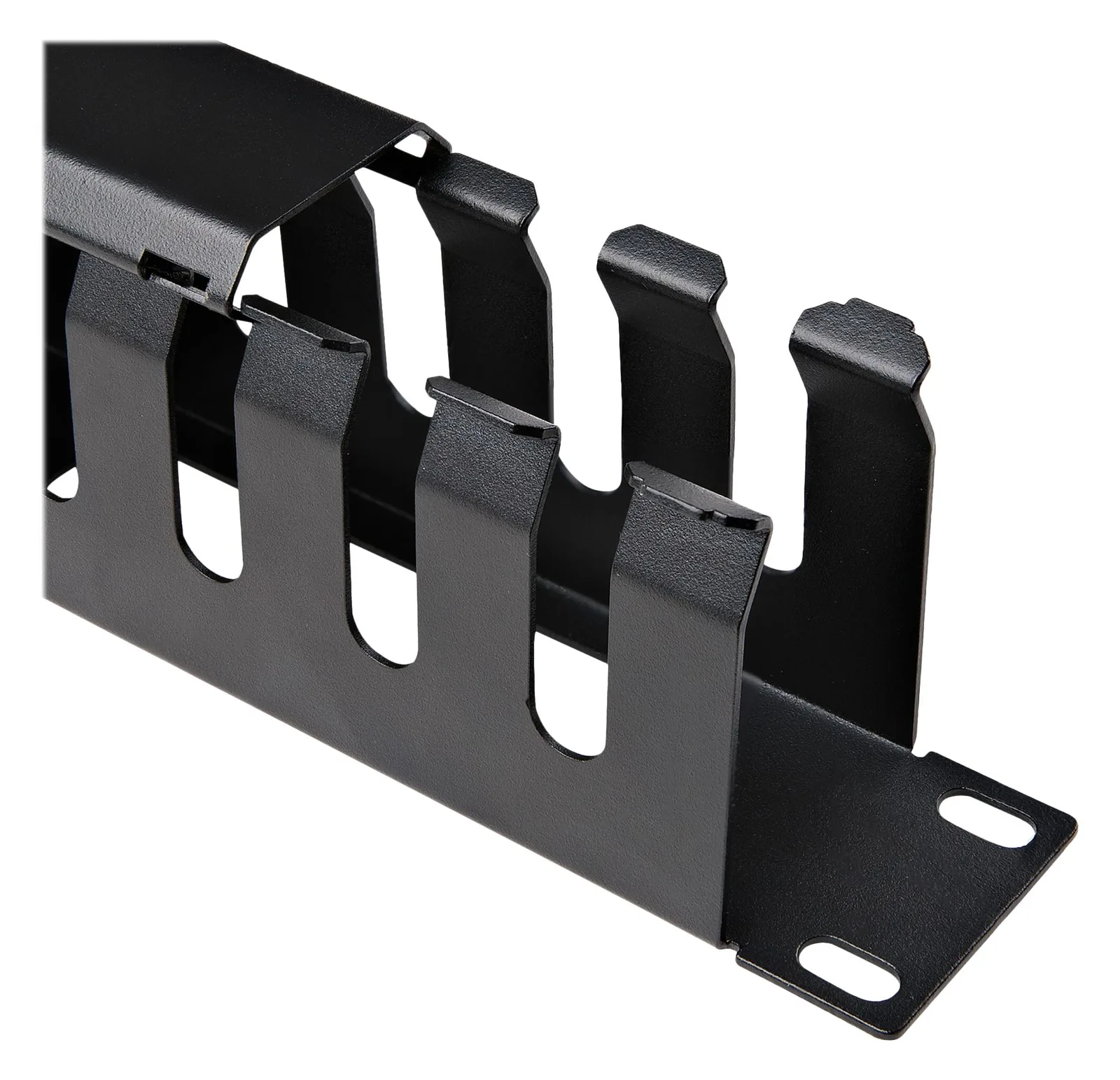 StarTech.com 1 HE 19 Rangierpanel / Kabelordner Kabelmanagement mit Abdeckung - Server Finger Kabelkanal, Ansicht 3
