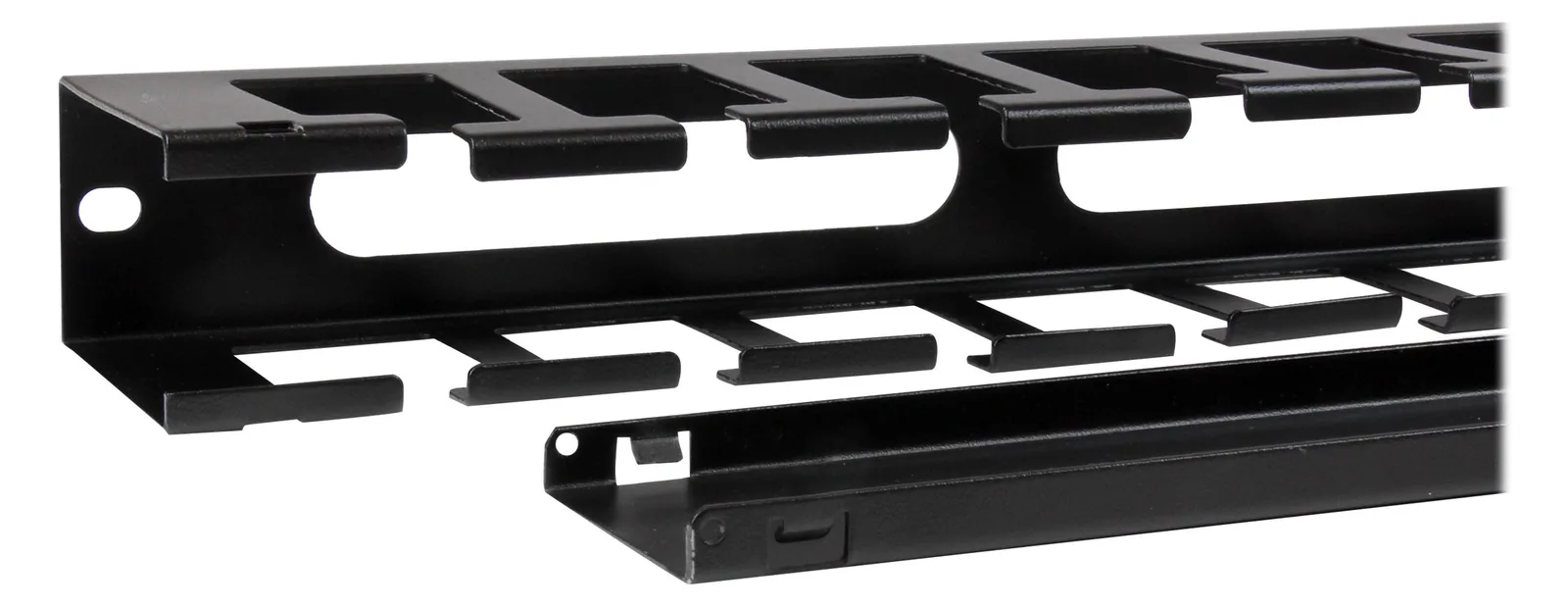 StarTech.com 1 HE 19 Rangierpanel / Kabelordner Kabelmanagement mit Abdeckung - Server Finger Kabelkanal, Ansicht 5