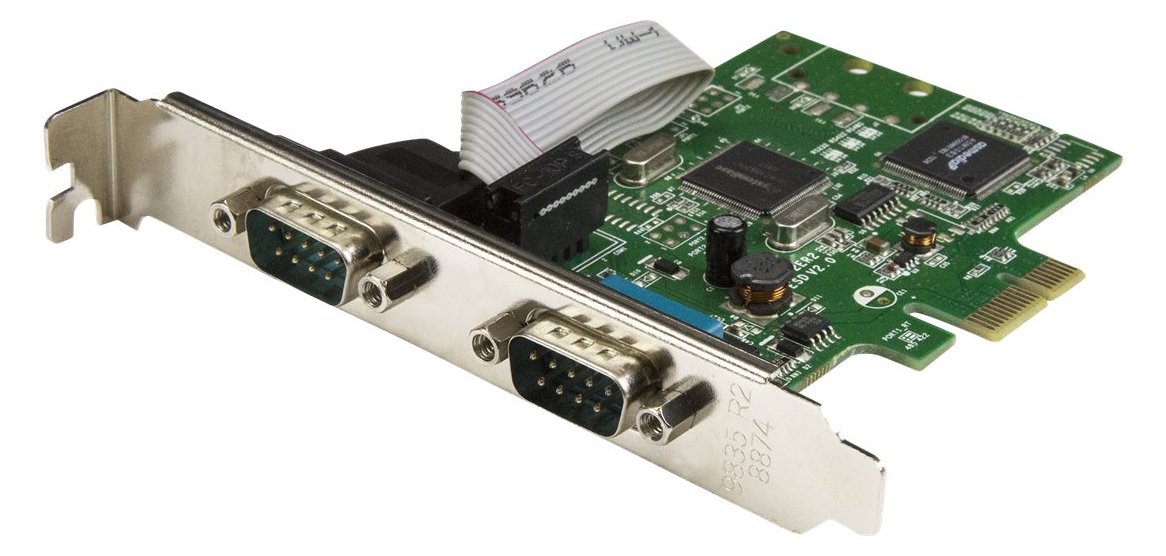 StarTech.com 2 Port PCI Express Seriell Karte mit 16C1050 UART von LumaTech