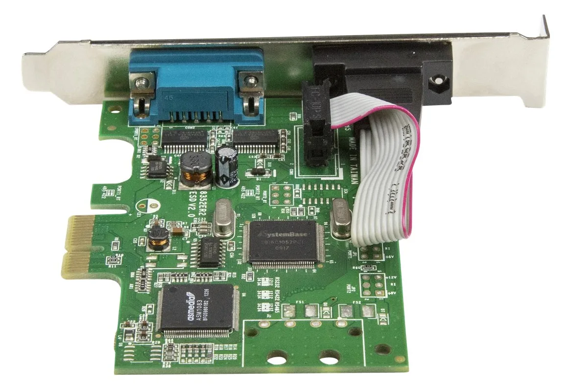 StarTech.com 2 Port PCI Express Seriell Karte mit 16C1050 UART, Ansicht 4