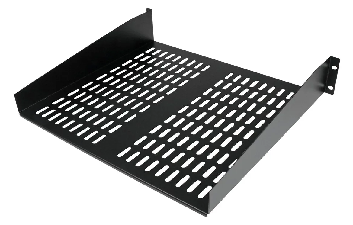 StarTech.com 2HE Universal Rack Mount Fachboden belüftet und freitragend für 19 Server Racks - 16Zoll, Ansicht 3