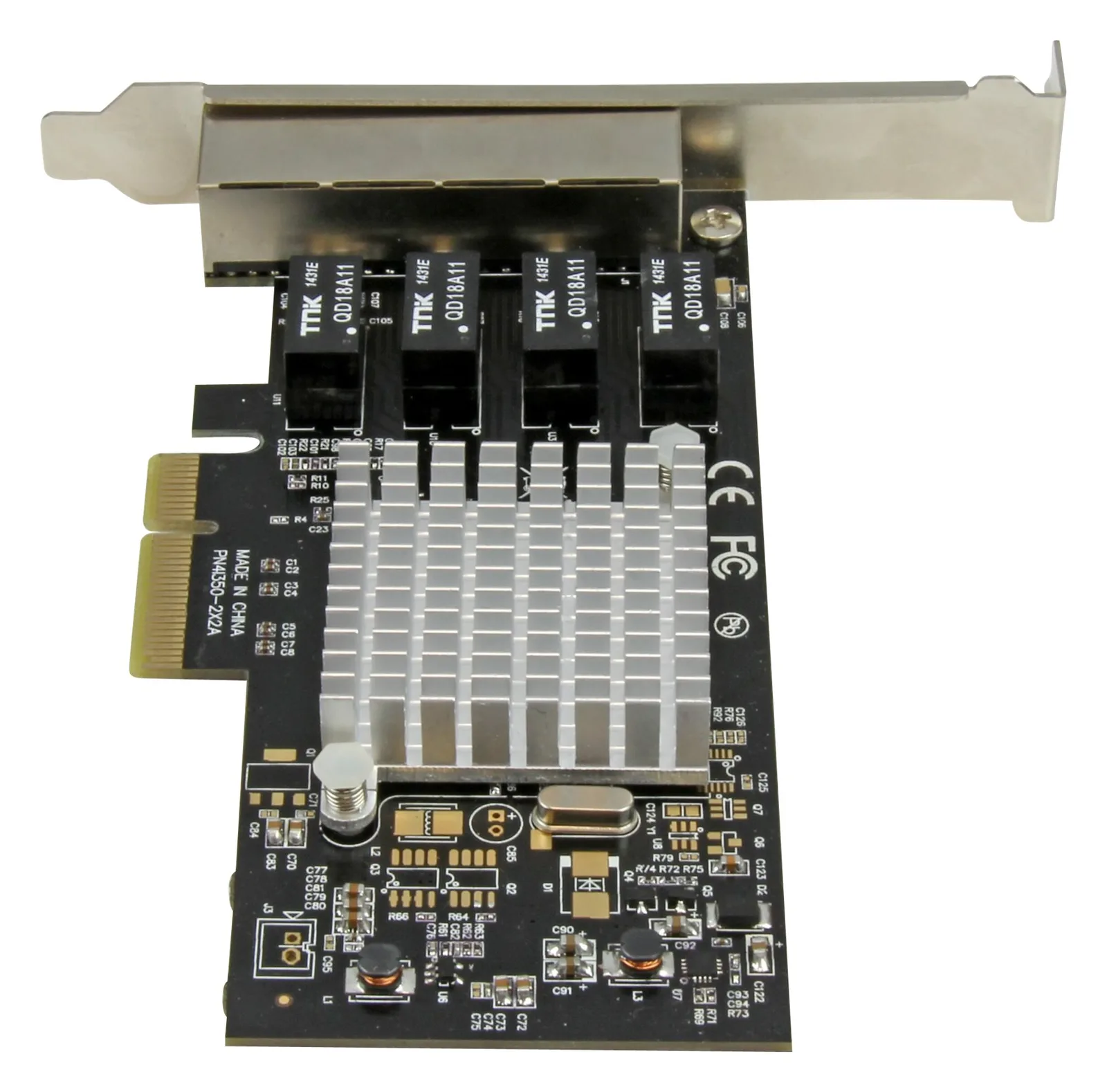 StarTech.com 4 Port PCI Express Gigabit Ethernet Netzwerkkarte, Ansicht 3