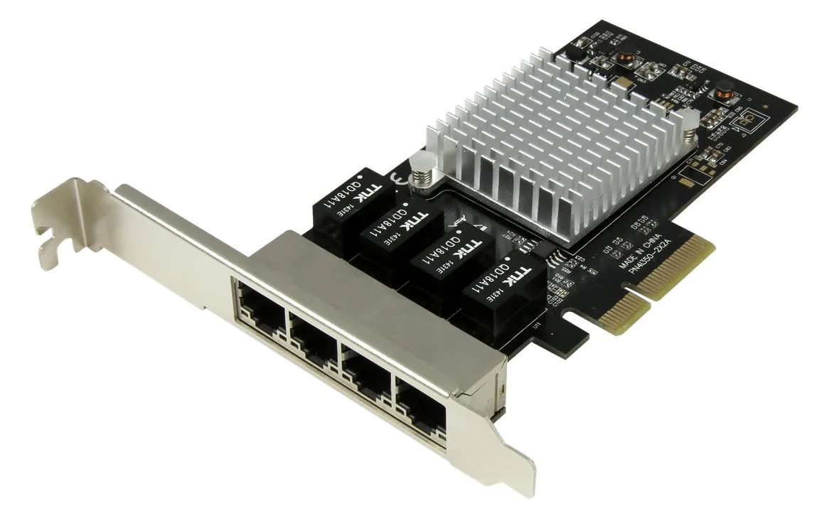 StarTech.com 4 Port PCI Express Gigabit Ethernet Netzwerkkarte, Ansicht 5