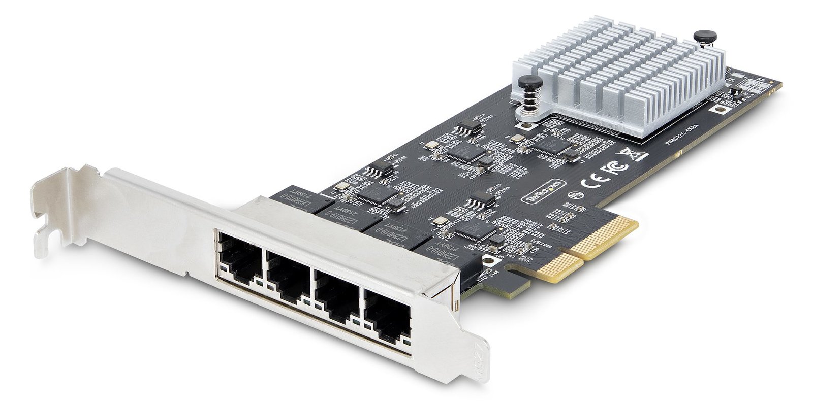 StarTech.com 4-Port 2.5Gbps NBASE-T PCIe Network Card, Intel I225-V Chip, Quad Port Computer Network Card