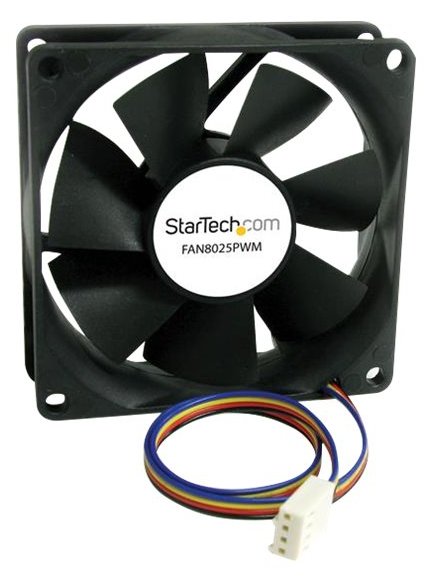 StarTech.com 80x25mm Computer Gehäuselüfter/ PWM Cooling Fan von LumaTech