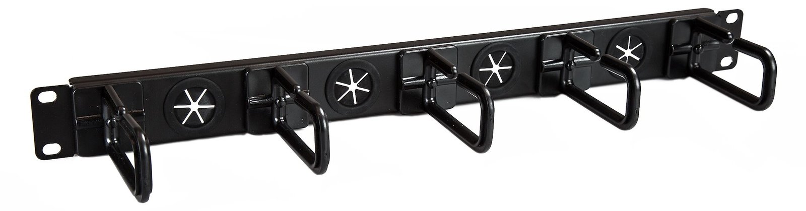 StarTech.com Kabelmanagement Panel für Server Rack - D-Ringe - Kabelmanager - Patch Kabel Management / Führung von LumaTech