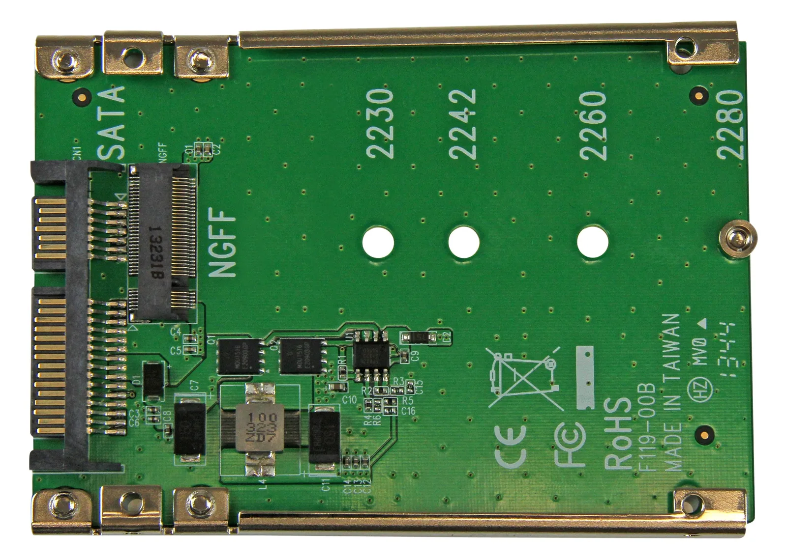 StarTech.com M.2 SSD auf 2.5 Zoll SATA Adapter / Konverter, Ansicht 4