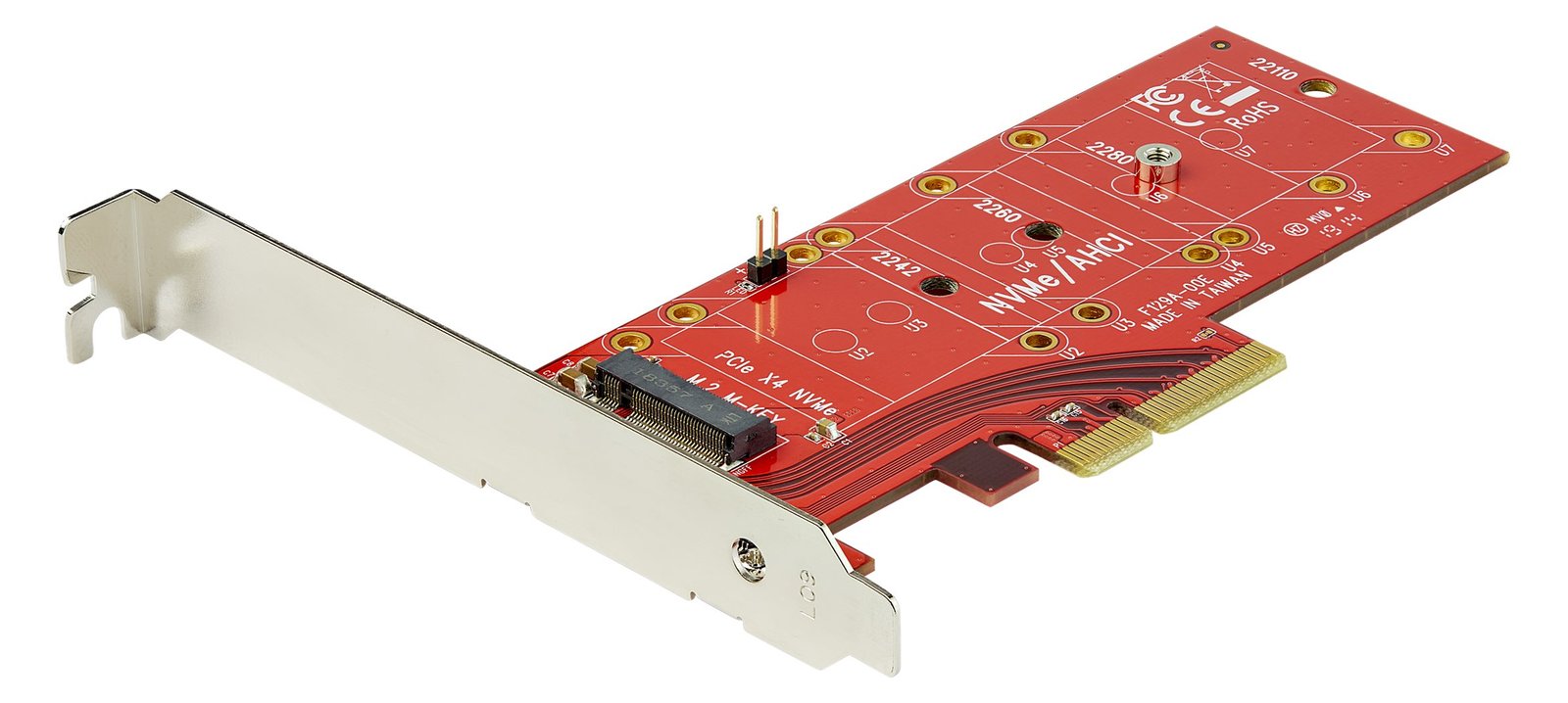 StarTech.com M2 PCIe SSD Adapter - x4 PCIe 3.0 NVMe / AHCI / NGFF / M-Key - Low Profile and Full Profile von LumaTech