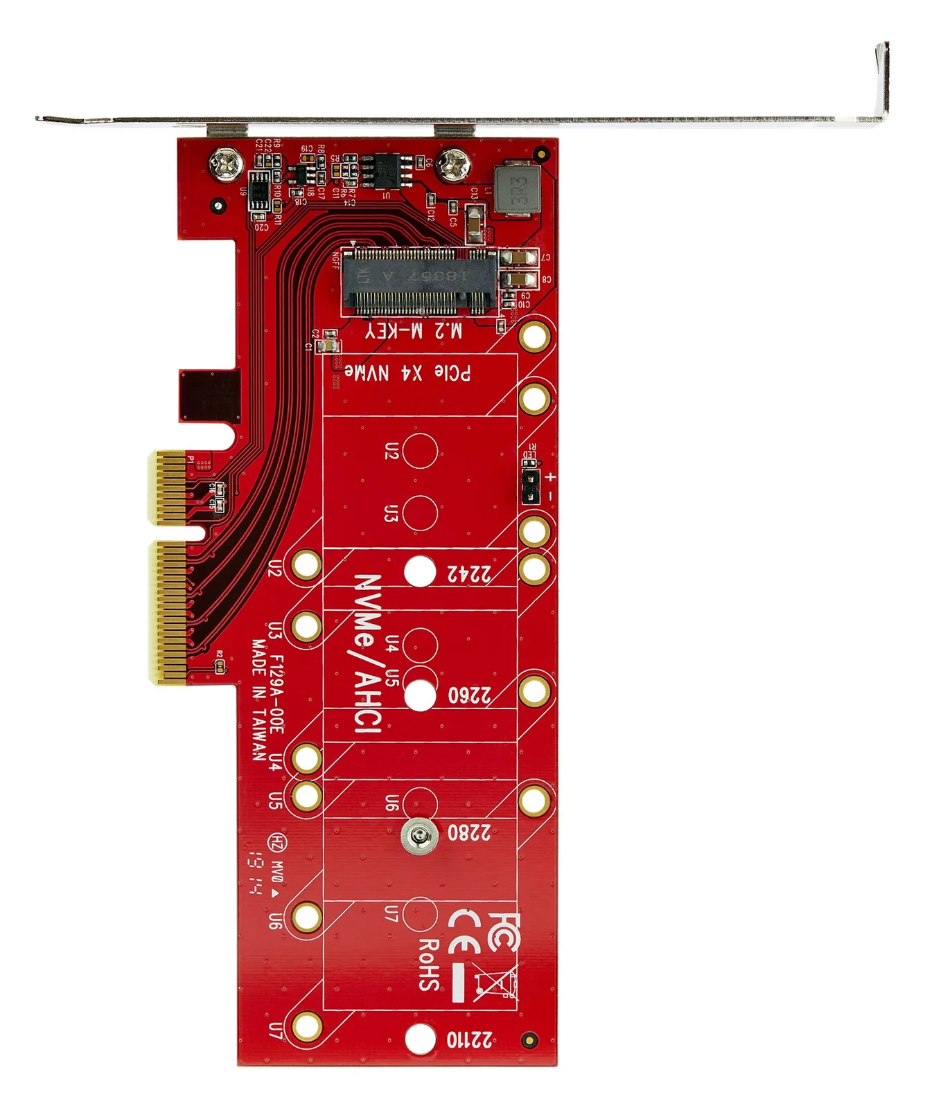 StarTech.com M2 PCIe SSD Adapter - x4 PCIe 3.0 NVMe / AHCI / NGFF / M-Key - Low Profile and Full Profile, Ansicht 4