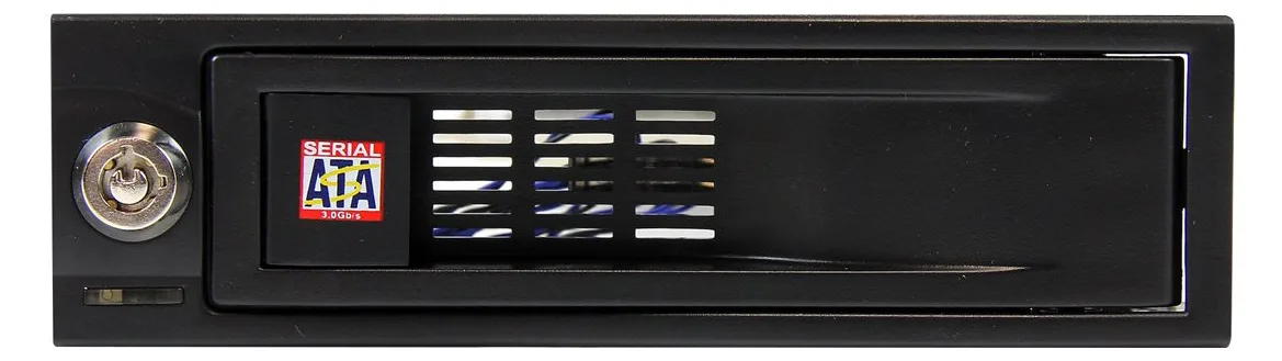 StarTech.com SATA Wechselrahmen 5,25 Zoll trägerlos - Mobiles Festplatten Speicher Rack für 8,9cm (3,5), Ansicht 4