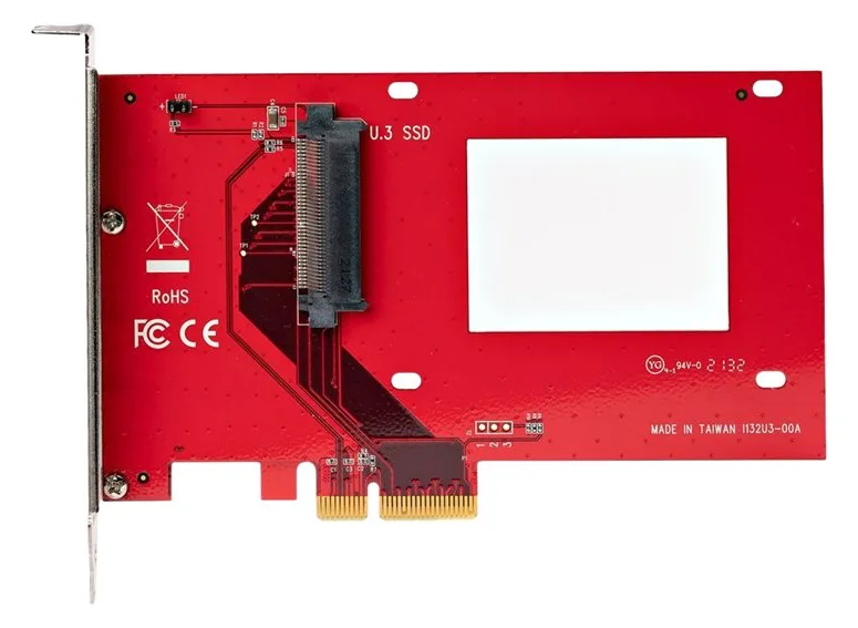 StarTech.com U.3 to PCIe Adapter Card, PCIe 4.0 x4 Adapter For 2.5 U.3 NVMe SSDs, SFF-TA-1001 PCI Express Add-in Card, Ansicht 5