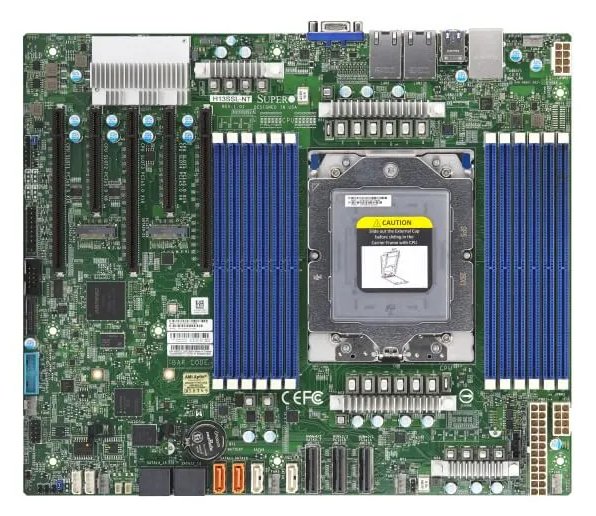 Supermicro H13SSL-NT - Motherboard - ATX - AMD keine CPU - Socket SP5 - USB 3.0 - 2 x 10 Gigabit LAN von LumaTech