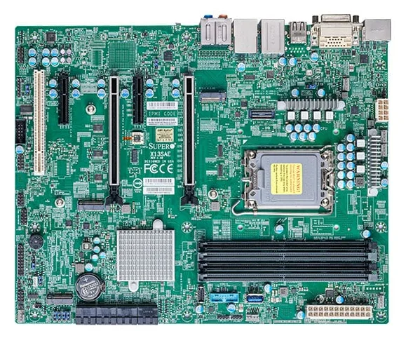 Supermicro X13SAE - Motherboard - ATX - LGA1700-Sockel - W680 Chipsatz - 2.5 Gigabit LAN - USB-C Gen 2x2, Ansicht 2