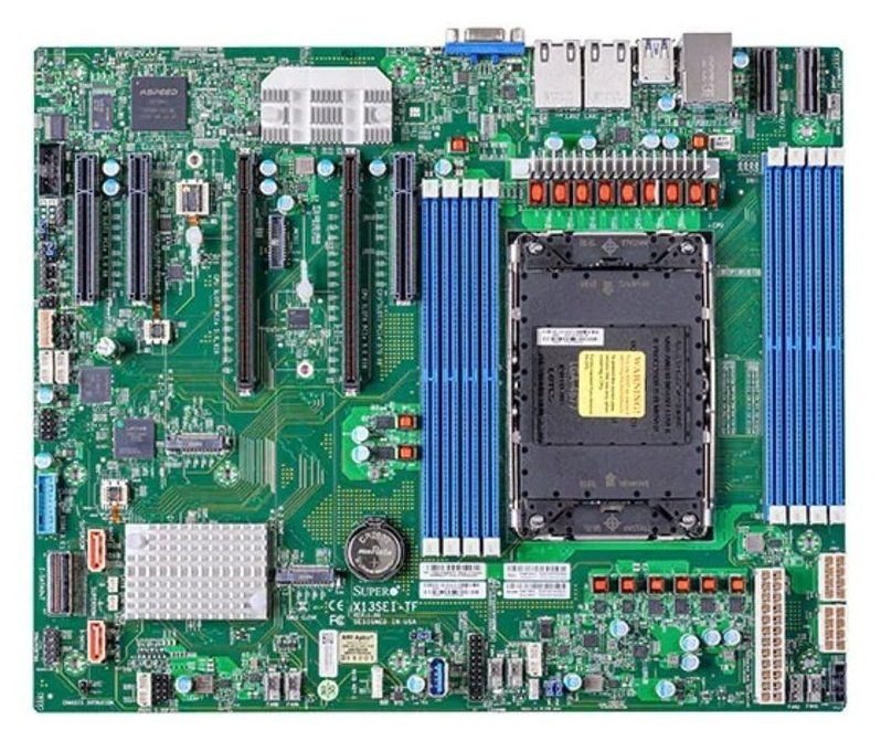 Supermicro X13SEI-TF - Motherboard - ATX - LGA4677 Socket-E von LumaTech