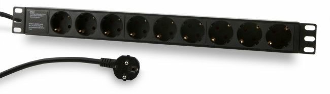 Synergy 21 ALLNET 19zbh. Steckdosenleiste 9xDosen CEE7 ->Stecker von LumaTech