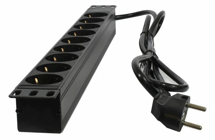 Synergy 21 ALLNET 19zbh. Steckdosenleiste 9xDosen CEE7 ->Stecker, Ansicht 4