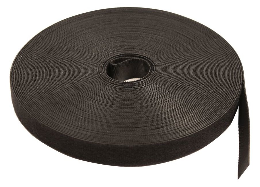Synergy 21 S215680 - Hook & loop cable tie - Nylon - Polypropylen (PP) - Schwarz - 25 m - 20 mm - 1 mm von LumaTech