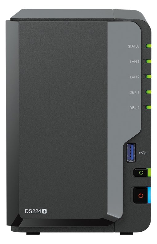 Synology Disk Station DS224+ - NAS-Server - RAID RAID 0, 1, JBOD