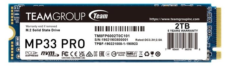 Team Group MP33 PRO - 2000 GB - M.2 - 2100 MB/s