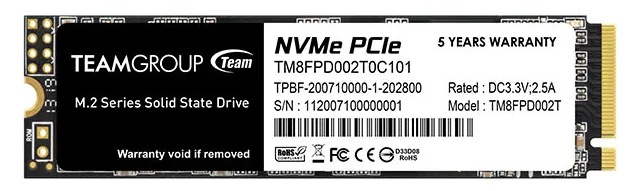 Team Group MP33 PRO - 2000 GB - M.2 - 2100 MB/s, Ansicht 2