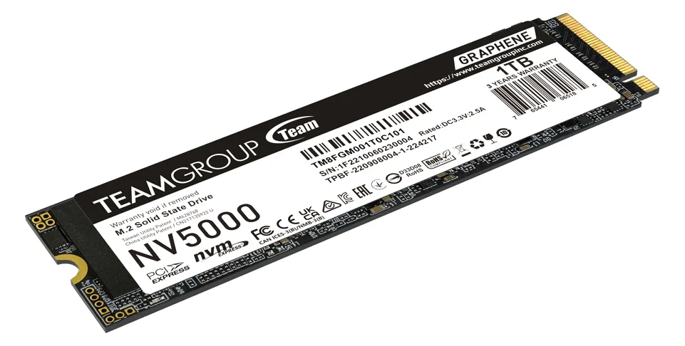 Team Group NV5000 - SSD - 1 TB - intern - M.2 2280 - PCIe 4.0 x4 (NVMe), Ansicht 2