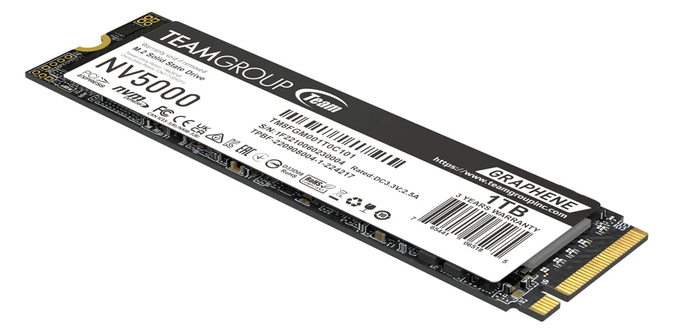 Team Group NV5000 - SSD - 1 TB - intern - M.2 2280 - PCIe 4.0 x4 (NVMe), Ansicht 3
