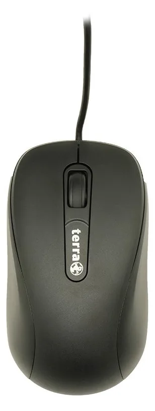 TERRA Mouse 1500 Corded USB black 3-Tasten symmetrisch kabelgebunden 1 - Maus - Sonstiges Eingabegerät, Ansicht 3