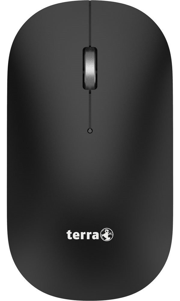 TERRA NBM1000B - Beidhändig - Optisch - RF kabellos + Bluetooth - 4000 DPI - Schwarz