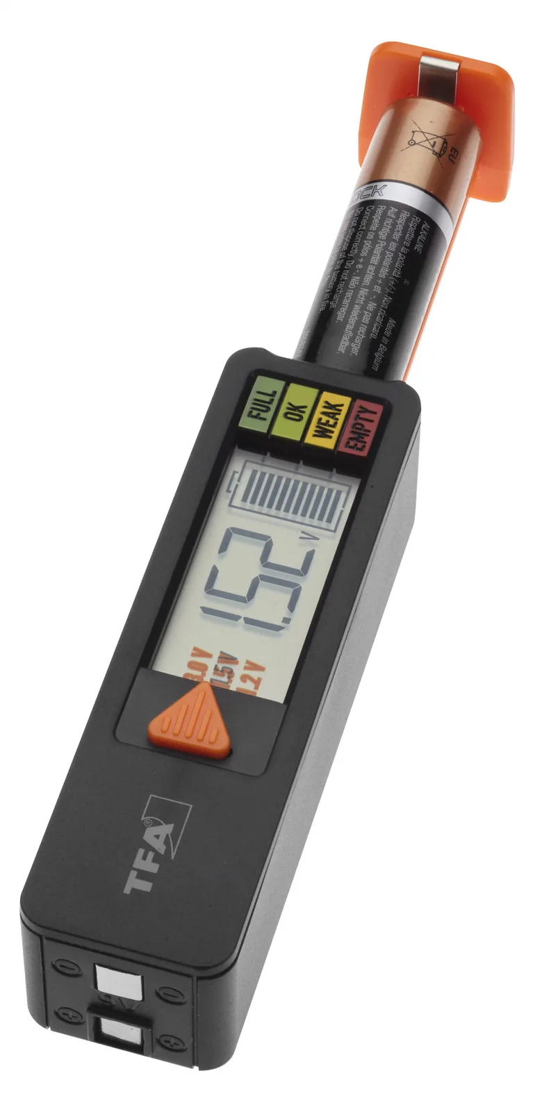 TFA 98.1126.01 - 1.5v - 9v - A - AA - AAA - C - D - Kunststoff - Schwarz, Ansicht 3