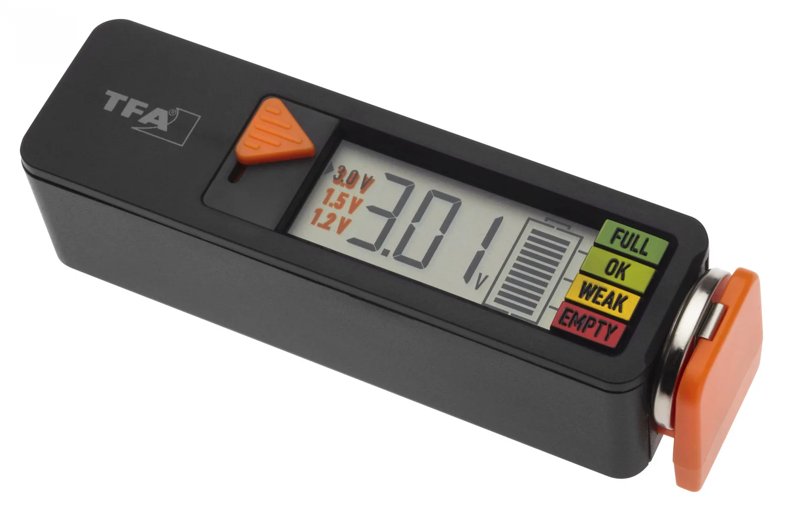 TFA 98.1126.01 - 1.5v - 9v - A - AA - AAA - C - D - Kunststoff - Schwarz, Ansicht 4