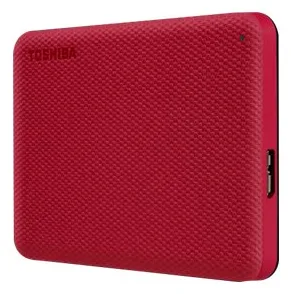 Toshiba Canvio Advance - Festplatte - 2 TB - extern (tragbar) - Rot, Ansicht 2