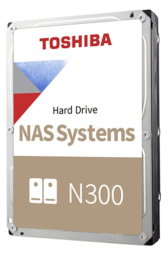 Toshiba N300 NAS Hard Drive 4TB 512MB - Festplatte - Serial ATA, Ansicht 3
