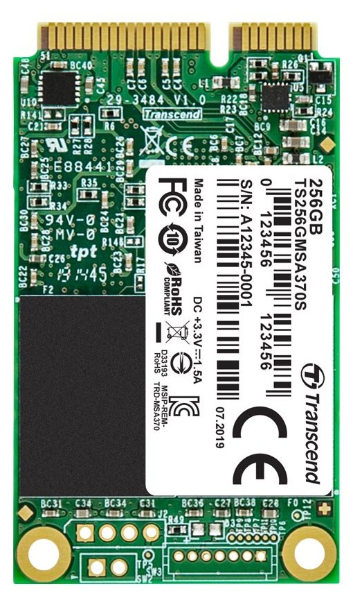 Transcend 370S - SSD - 256 GB - intern - mSATA