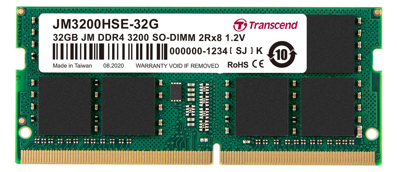 Transcend JetRAM - DDR4 - Modul - 32 GB - SO DIMM 260-PIN von LumaTech