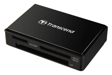 Transcend RDF8K2 - Kartenleser (CF, SDHC, microSDHC, SDXC, microSDXC, SDHC UHS-I, SDXC UHS-I, microSDHC UHS-I, microSDXC, Ansicht 4