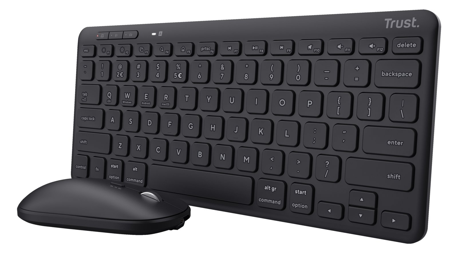Trust Lyra - Tastatur-und-Maus-Set - Multi-Device