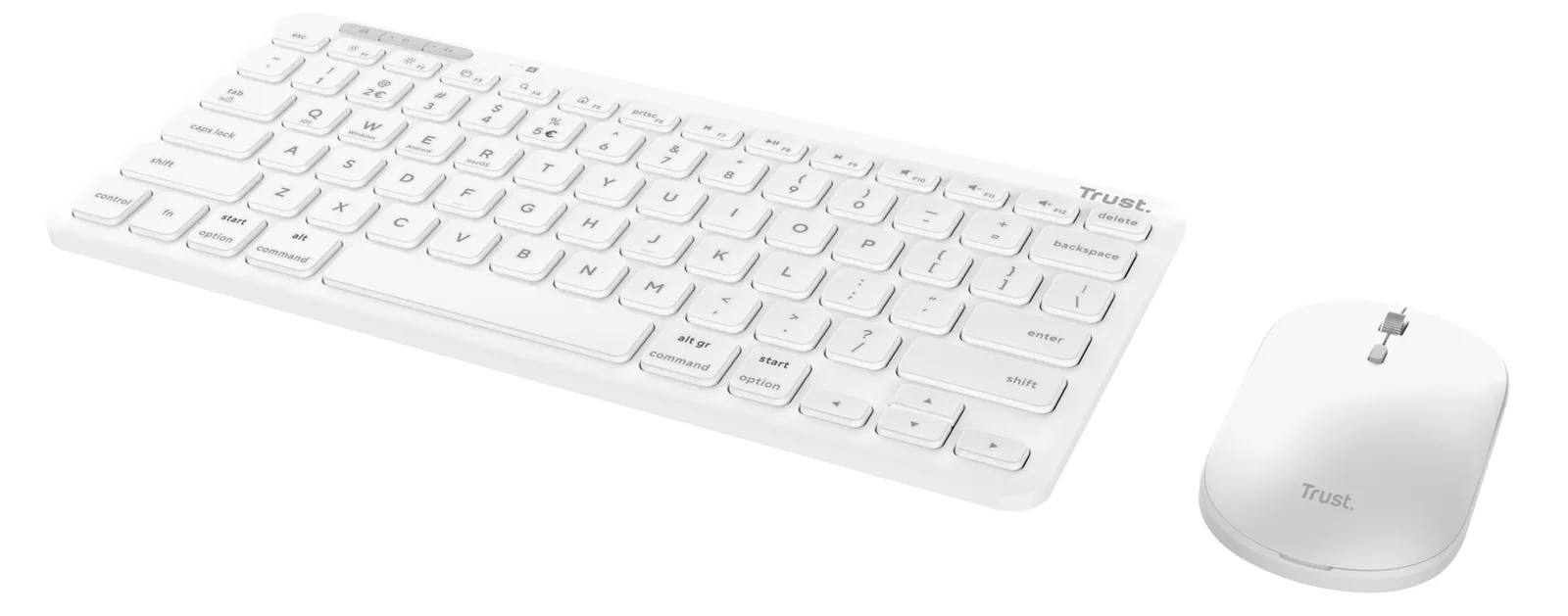 Trust LYRA Keyboard & Mouse white - TL: Deutsch, QWERTZ, Ansicht 4