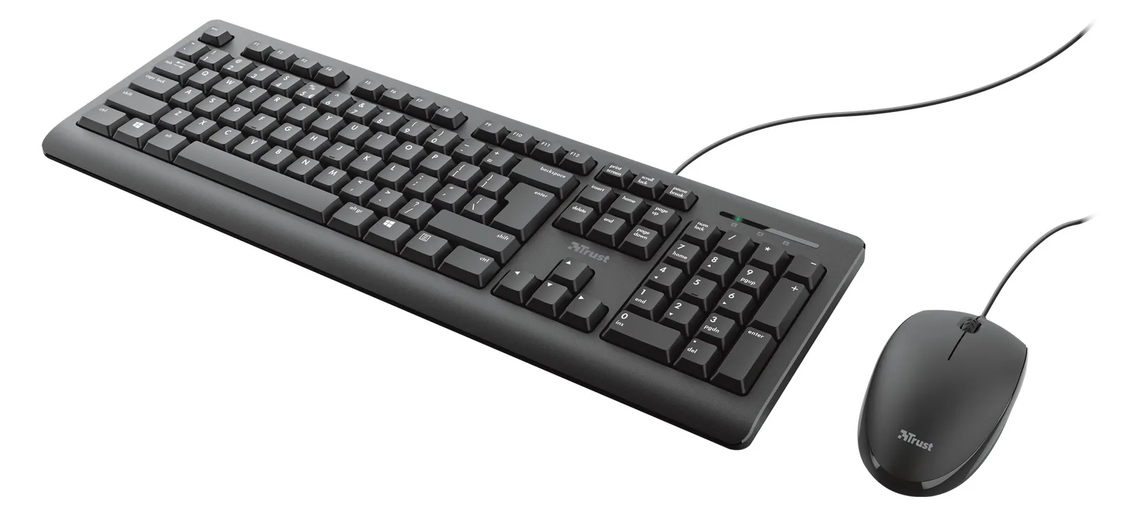 Trust Primo - Tastatur-und-Maus-Set - USB - TL: Deutsch, QWERTZ, Ansicht 3